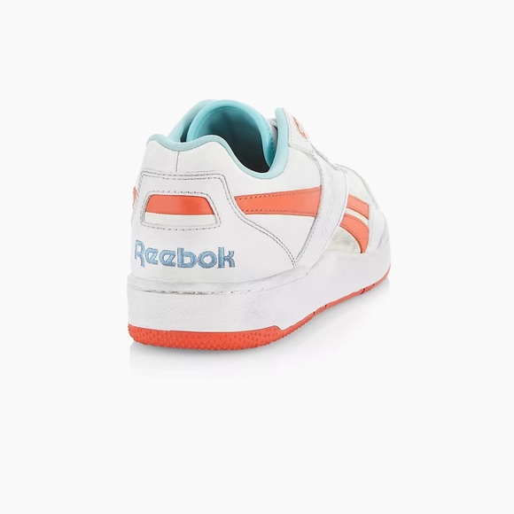 Reebok BB4000 in nimbus cloud / orange LTD Mens 9.5 - Picture 3 of 8